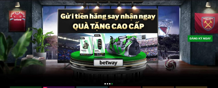 Betway -Tiền gửi thành viên mới đăng ký 50% phù hợp