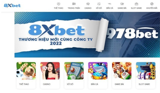 Nhà cái 8xBet: Đặc quyền khuyến mãi 100k cho các game thủ