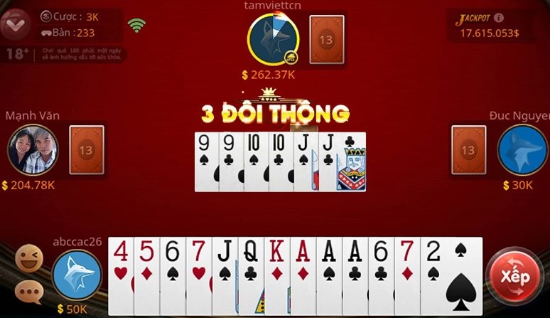 DK8 Nhà cái - Hướng dẫn chiến thắng 100% khi chơi Tiến Lên Miền Nam