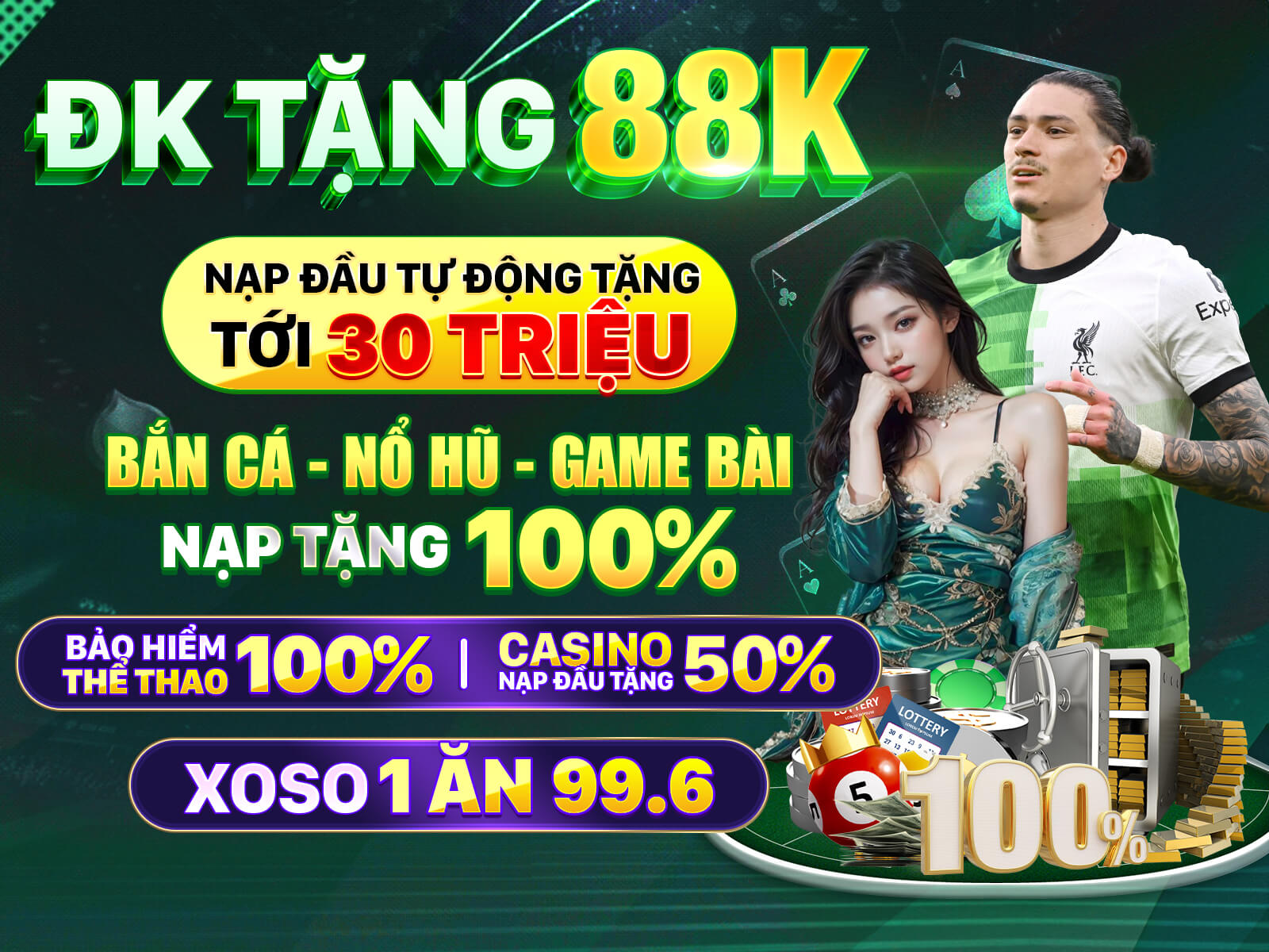 Ưu đãi đăng ký ONBET - Cược 100k Nhận 600k tiền thưởng