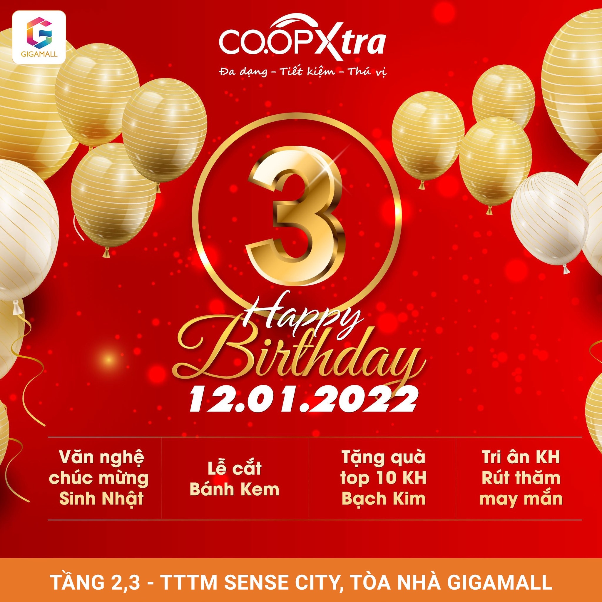 Happy 8 chúc mừng sinh nhật lần thứ 3, quà khủng, giải trí cực đã