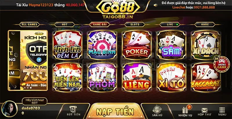 Khám phá game đánh bài đổi thưởng tặng tiền hấp dẫn nhất