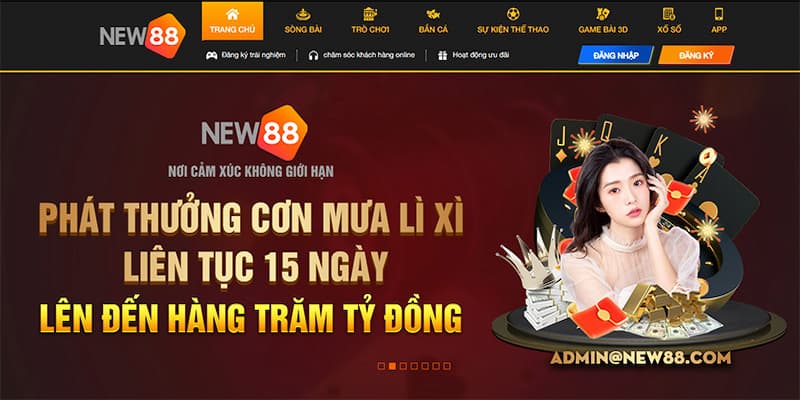 NEW88:khuyến mãi trải nghiệm nhà cái
