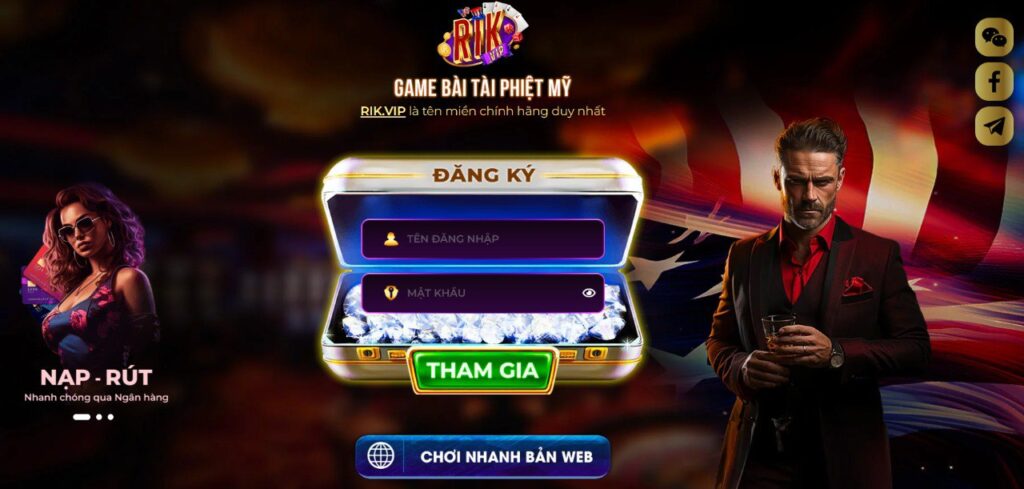 Rikvip – Cổng game đánh bài đổi thưởng uy tín nhất hiện nay